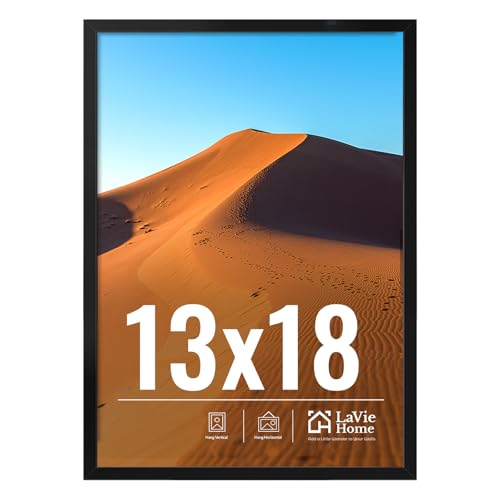 13x18 Picture Frame for Wall Display (Black / 13x18)