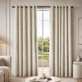 Living Room Curtains 72 Inches Long (Light Beige/Tree Branch / 52"W x 72"L (Pack of 2))