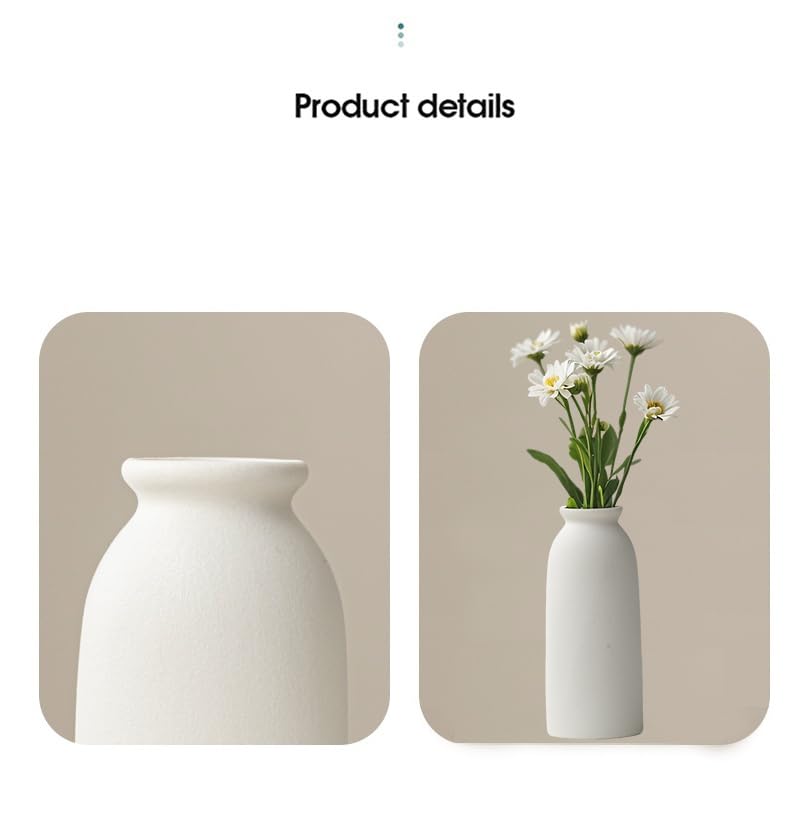 Ceramic Vase Set (White)