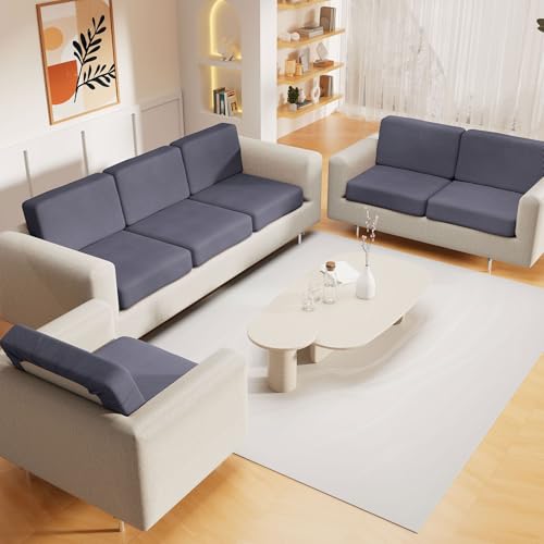 Waterproof Sectional Couch Covers (Middle Grey / Chaise)