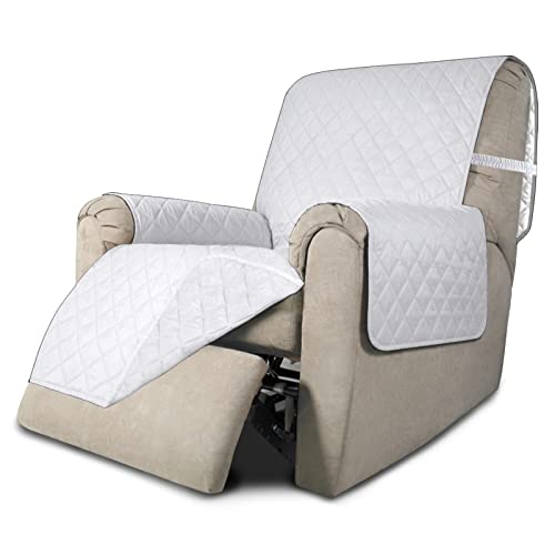 Reversible Couch Cover (White/White / Medium Recliner)