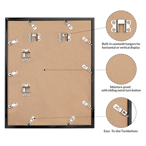 22x30 Picture Frame for Wall Display (Black / 22x30)