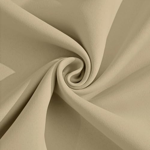 Beige Room Darkening Curtains 84 inch Sliding Door Drapes (Beige / 52"W x 84"L (Pack of 1))