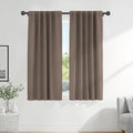 Decorative Window Drapes (Mocha / 42"W x 63"L (Pack of 2))