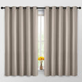 Room Darkening Curtains 62x63 inch Length Natural (Natural / 62"W x 63"L (Pack of 2))