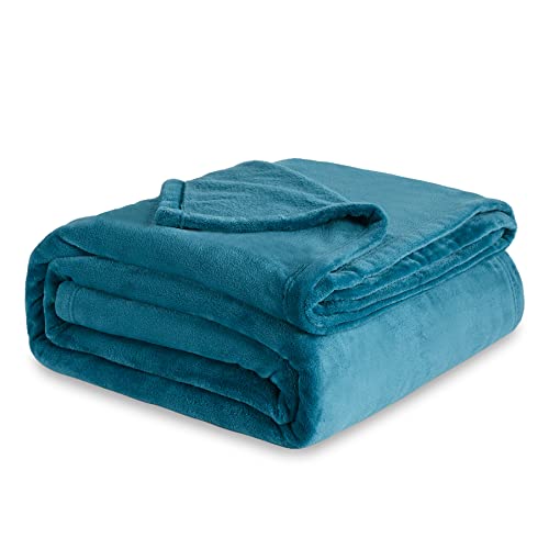 GentleSoft Fleece Blankets King Size Teal (Teal Blue / King (108" x 90"))