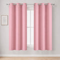 Pink Thermal Blackout Curtains (Pink / 38"W x 54"L (Pack of 2))