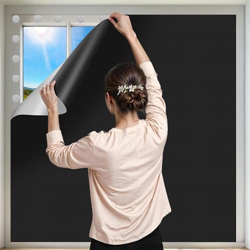 2 Pack 79"x57" Portable Blackout Curtains for Bedroom Window Blinds Cover (79"W x 57"H (Pack of 2))