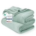 GentleSoft Fleece Blanket Twin Size Sage Green (05 - Sage Green / Twin (60" X 80"))