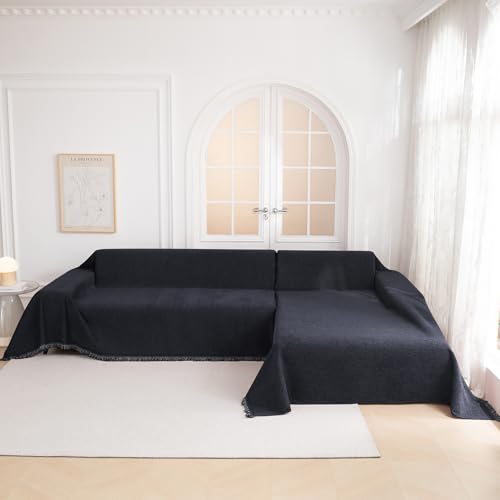 Couch Cover for Dogs (71" x 150" / Navy Blue)