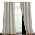 Full Shading Curtains for Windows (Natural / 55"W x 102"L (Pack of 2))