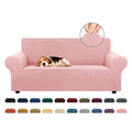 Stretch Loveseat Couch Cover (Dusty Pink / Medium)