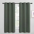 Dark Mallard Blackout Curtains for Dining Room 42" x 68" 2 Panels (Dark Mallard / 42"W x 68"L (Pack of 2))