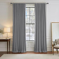Blackout Curtains 84 inch Length 2 Panels Set (Silver Grey / 52"W x 84"L (Pack of 2))