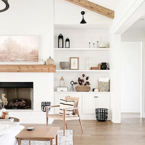 Extra Long Floating Shelves for Wall (55.1" / C. White)