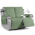 Waterproof Recliner Loveseat Covers Washable (Bean Green / 2 Seater)