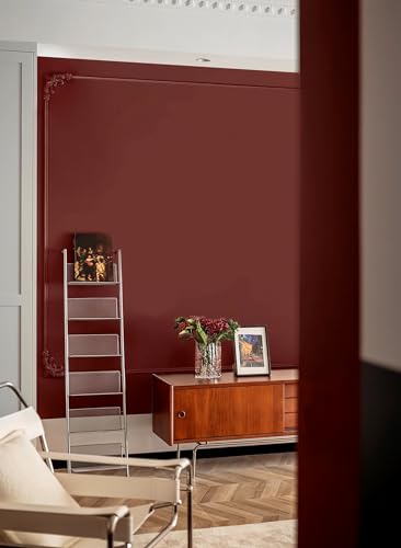 78.7''x17.7''Brick Red Peel and Stick Wallpaper Contact Paper Modern Self Adhesive Wall Paper Removable Textured Solid Color Shelf Cabinet Vinyl Roll (Brick Red / 78.7" x 17.7")