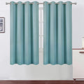 Stone Blue Blackout Curtains 52 x 63 Inch Length (Stone Blue / 52"W x 63"L (Pack of 2))