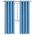 Sky Blue Room Darkening Curtains 95 Inch for Living Room (Sky Blue / 52"W x 95"L (Pack of 2))