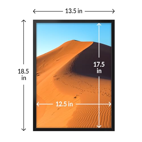 13x18 Picture Frame for Wall Display (Black / 13x18)