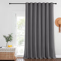 Blackout 102 inch Curtains for Sliding Glass Door (Grey / 100"W x 102"L (Pack of 1))
