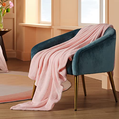 Fleece Blanket Twin Blanket Pink (Pink / Twin XL (66" X 90"))