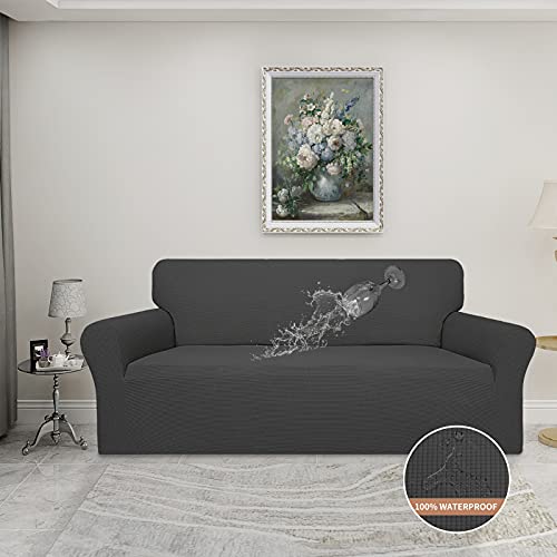 100% Waterproof Couch Cover (Dark Gray / Sofa)