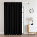 Custom Blackout Curtains for Bedroom Living Room (Black / Customsize)