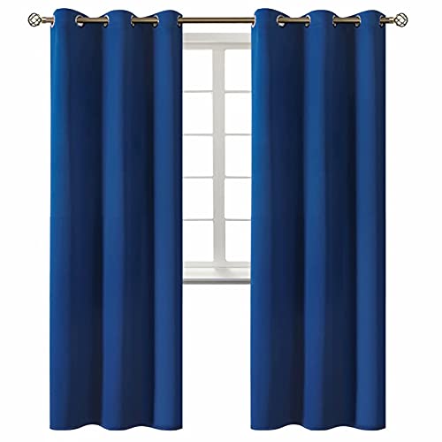 Blackout Curtains for Bedroom (Classic Blue / 42"W x 84"L (Pack of 2))