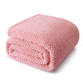 Soft Fleece Twin Size Bed Blanket (Pink / Twin(60x80 In))