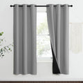 Full Shade Curtain Panels (Silver Grey / 37"W x 70"L (Pack of 2))