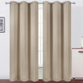 Khaki Thermal Blackout Curtains (Khaki / 38"W x 84"L (Pack of 2))