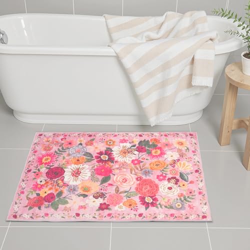 24x17 Inch Door Mat Indoor Entrance (Pink / 1'4" x 2' (Rectangular))