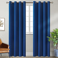 Royal Blue Blackout Curtains for Living Room 96 Inch Long (Royal Blue / 55"W x 96"L (Pack of 2))