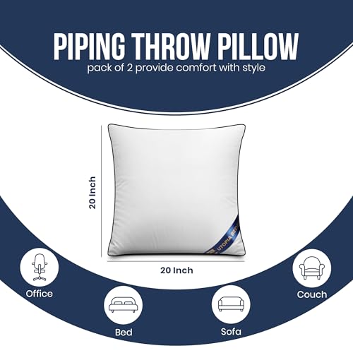 20x20 Throw Pillow Inserts (20x20 Inch)