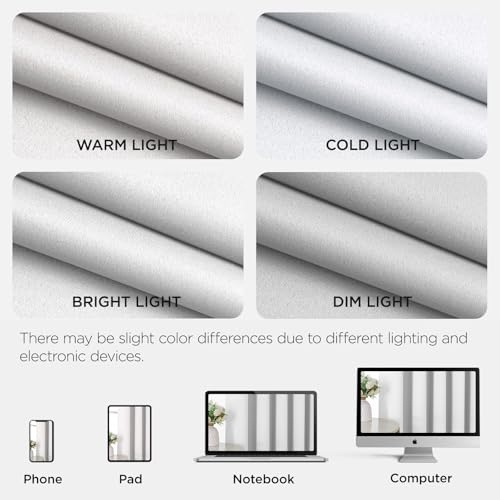Door Curtain Blackout Curtains for Doorway Privacy Closet Drapes (Pure White / 32"W x 80"L (Pack of 1))