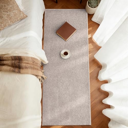 2x6 Oatmeal White Runner Rug Non (04 Oatmeal/White / 2' x 6' (Rectangular))