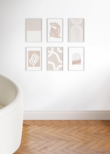White Oak Wood 11x17 Picture Frames (Set of 09 / White Oak / 11x17 in)