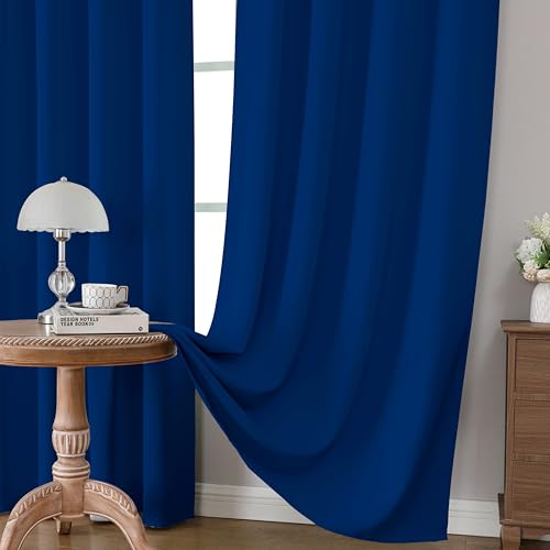 Royal Blue Blackout Curtains Customize (Royal Blue / Customsize)