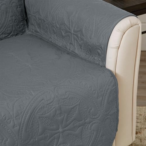 Reversible Chair Cover (Chair / Mirage Gray / Flax)