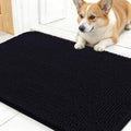 Dog Door Mat for Muddy Paws 24x16 (Black / 24" X 16")