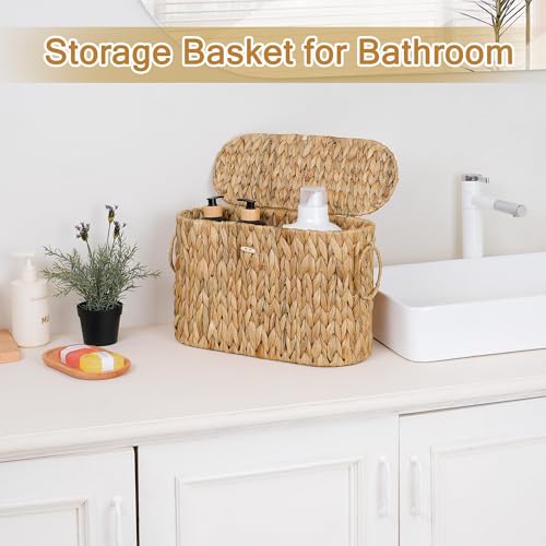 Toilet Paper Storage Basket (Natural(water Hyacinth))