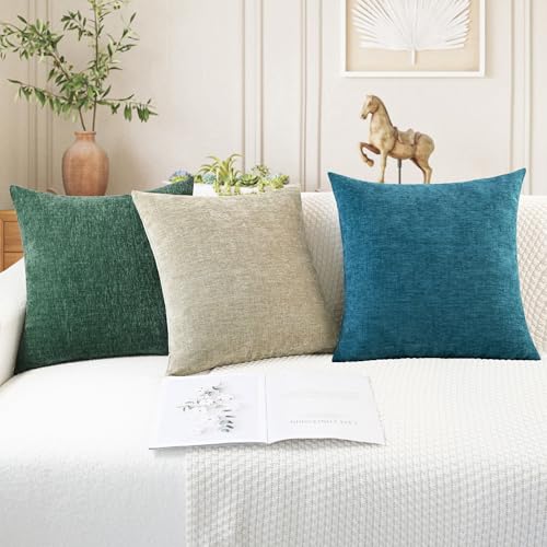 Decorative Couch Throw Pillow Covers 26 X 16 Inches Ocean Blue (26" x 16" (Pack of 2) / Ocean Blue)