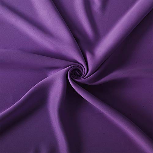 Blackout Curtains 42 x 84 Inch (Purple / 42"W x 84"L (Pack of 2))