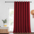Burgundy Red Blackout Curtains for Bedroom (Burgundy Red / 100"W x 132"L (Pack of 1))