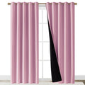 Total Shade Curtains and Draperies (Crystal Pink / 70"W x 95"L (Pack of 2))