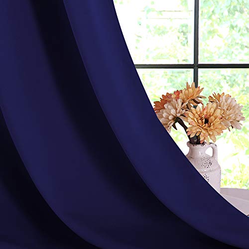 Blackout Curtain Panels for Bedroom (Royal Blue / 70"W x 95"L (Pack of 2))