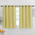 Kitchen Short Blackout Curtain and Drape (Paler Yellow / 52"W x 45"L (Pack of 1))