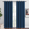 Moroccan Blue Blackout Curtains 86" Long (Moroccan Blue / 55"W x 86"L (Pack of 2))