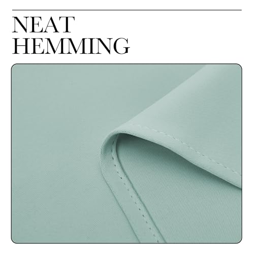 Kitchen Curtains (Aqua / 34"W x 40"L (Pack of 2))